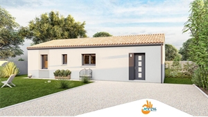 maison neuve à la vente -   86800  LAVOUX, surface 69 m2 vente maison neuve - UBI449459600